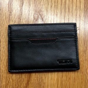 Like new Tumi leather card case